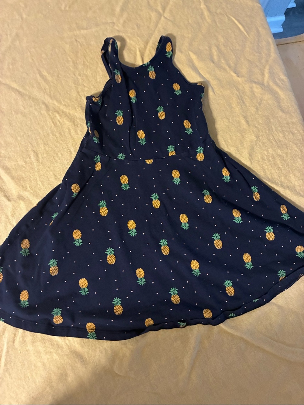 Old Navy Girlโs Small Pineapple Tank Top Dress